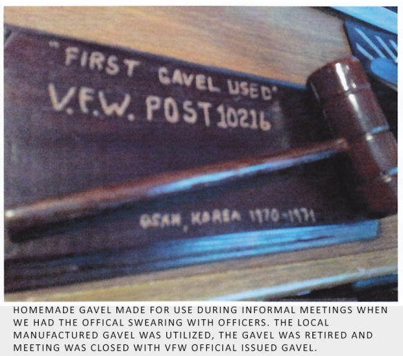 VFW Post 10216 First Gavel